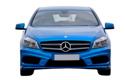 Auto blau